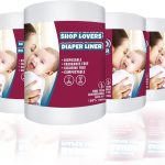 Cloth Diaper Liners – Disposable Fragrance-Free Diaper Liners – Biodegradable 4 Pack Gentle and Soft Flushable Diaper Liners, 100 Sheets Per Roll, 400 Sheets for Cloth Diaper Nappy
